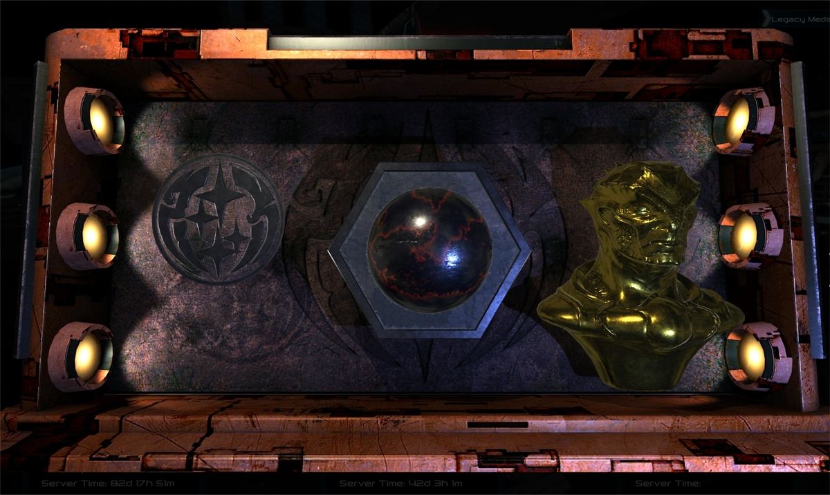 Genari Legacy Medals Case showing three medals