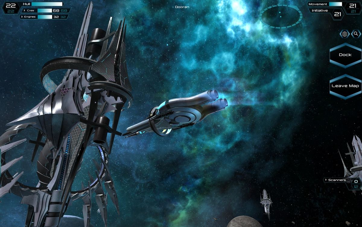A Star Light Frigate approaching station