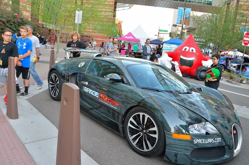 Bugatti at main entrance