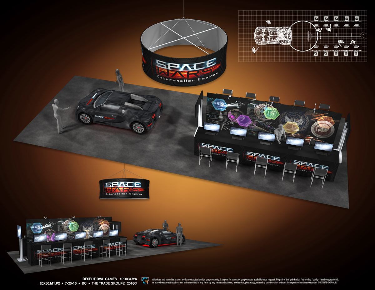 SpaceWars Booth at PAX