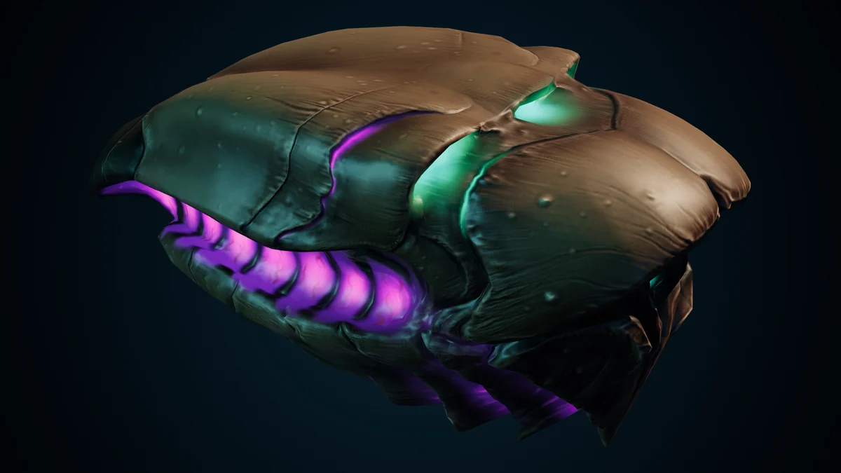 Protopod, a Hive molting lit in space
