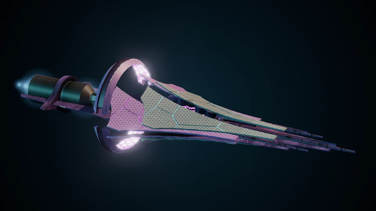 Valiant, a Ma'alaketh interceptor lit in space