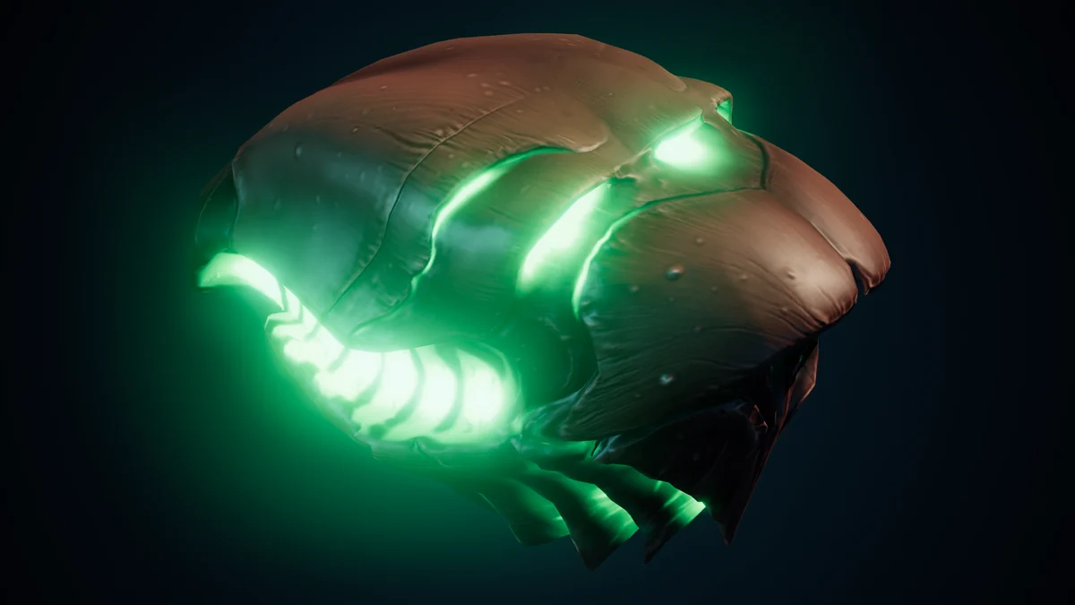 Bloated Protolith, a Hive molting lit in space