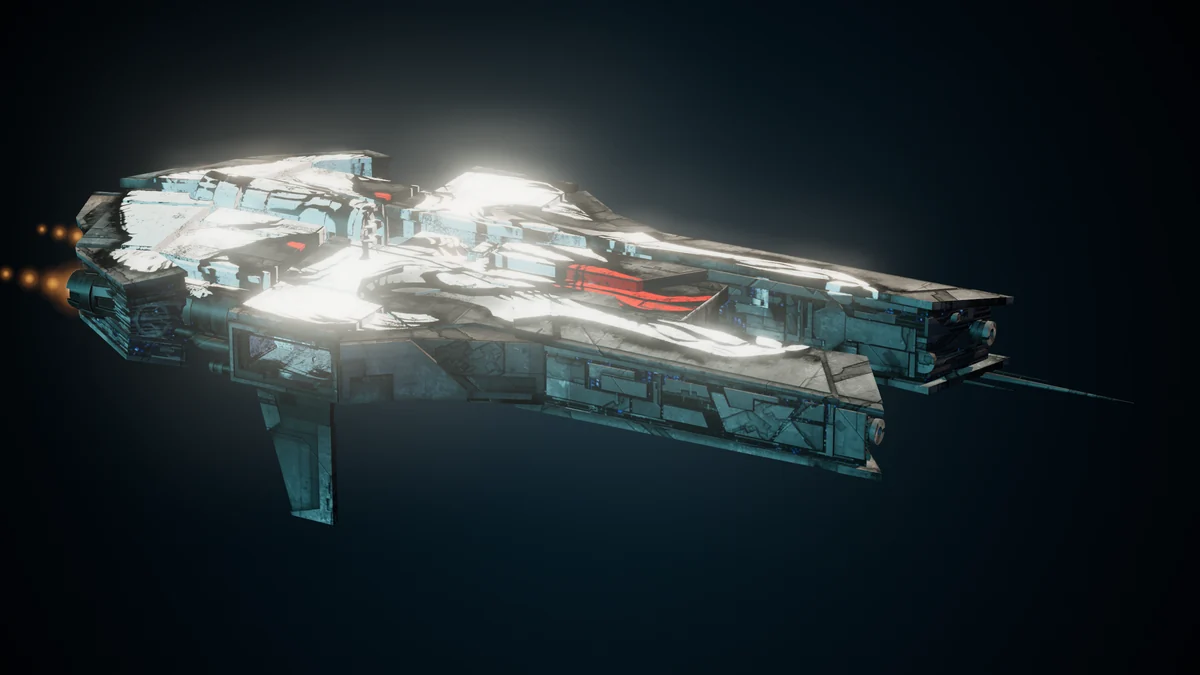 Fiat, a Pirate light repair tender lit in space