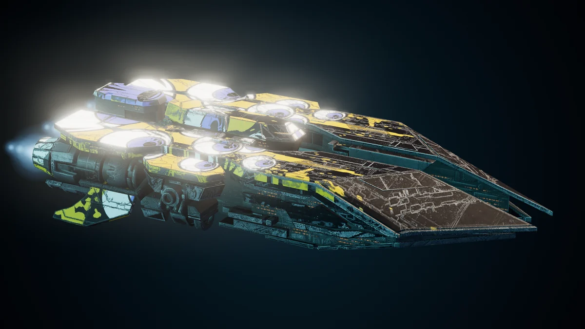 Sharpshooter, a Pirate heavy striker lit in space
