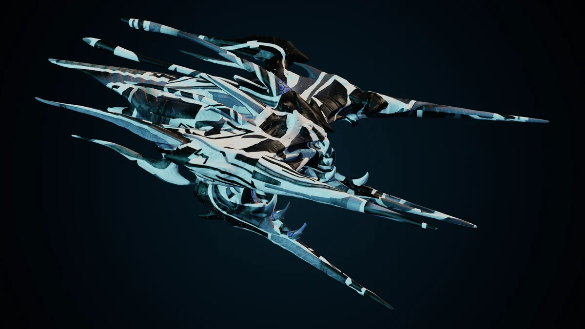 Ti'Adallaron, a Ma'alaketh core defense station lit in space