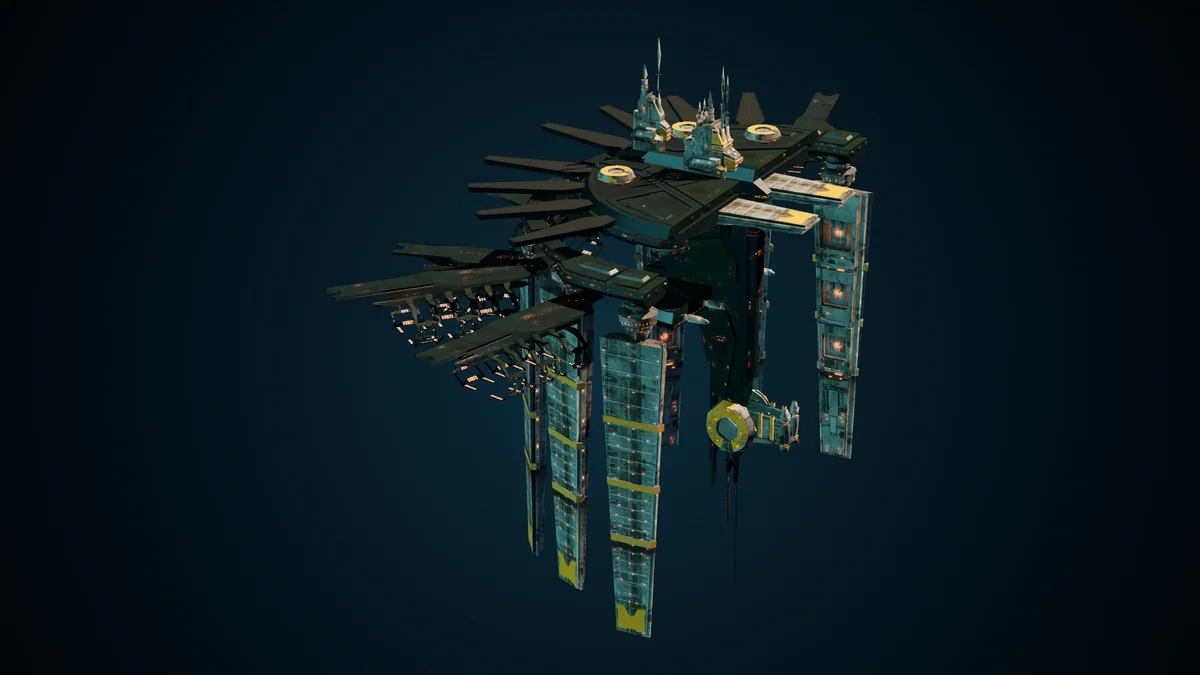 New Providence, a Pirate pirate shipyard lit in space